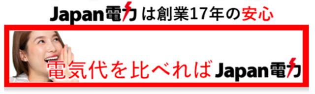 Japan電力 創業17年
