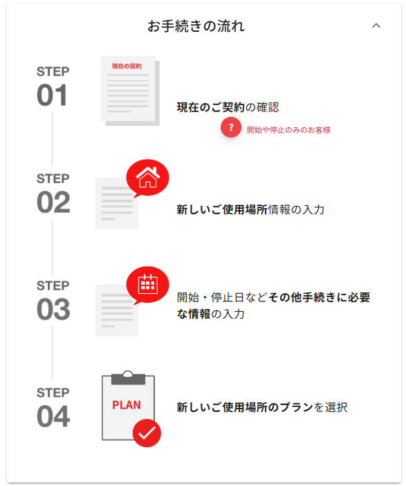 東京電力 引っ越し手続き 継続