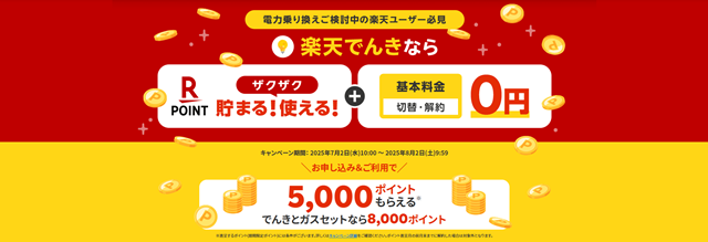 楽天でんき キャンペーン