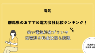 群馬県 電力会社 おすすめ