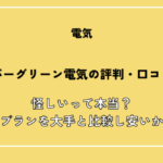 エバーグリーン電気の評判・口コミ！怪しいって本当？料金プランを大手と比較し安いのか検証