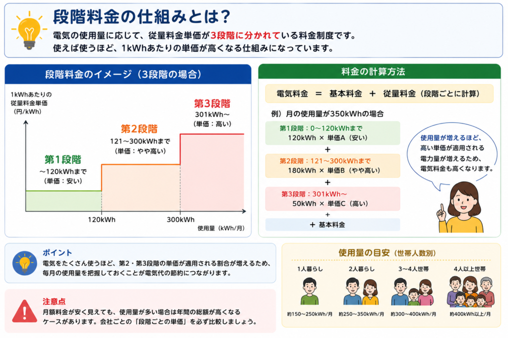 段階料金 仕組み