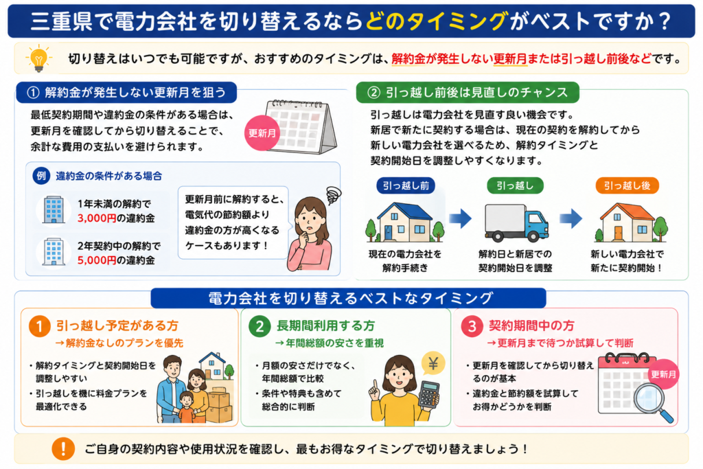 切り替えタイミング