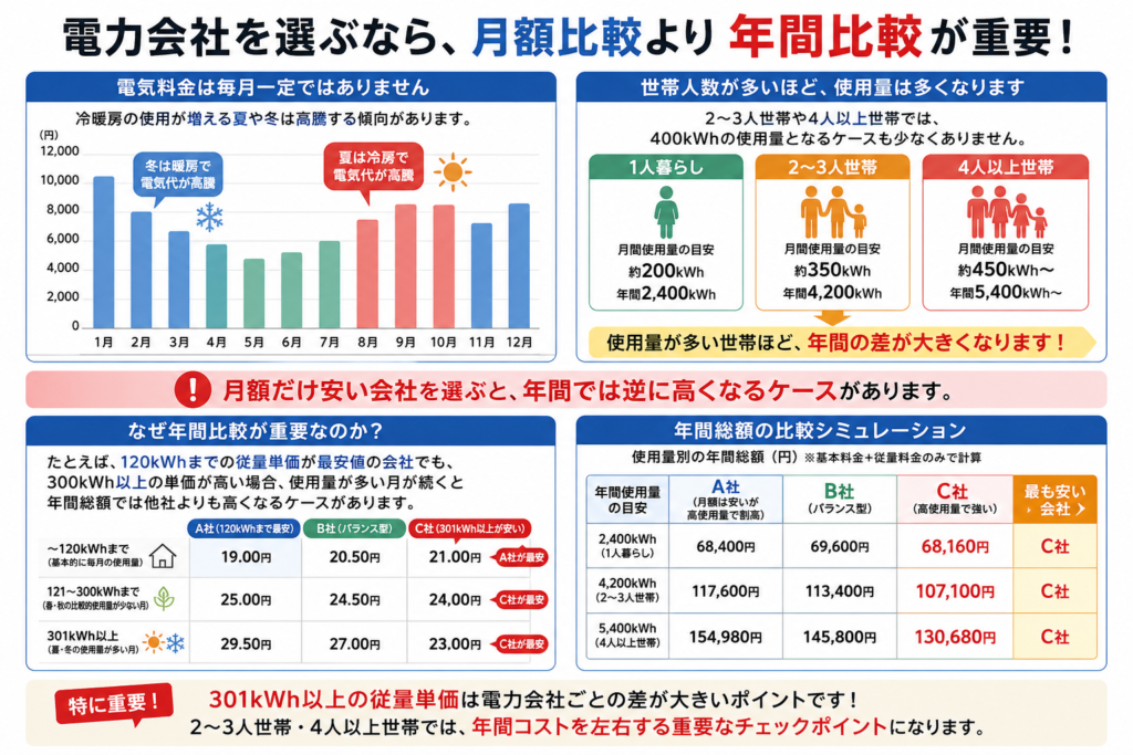 年間比較 重要