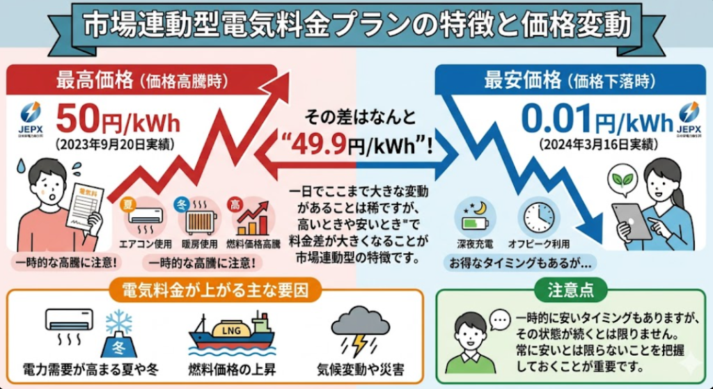 市場連動型 価格差