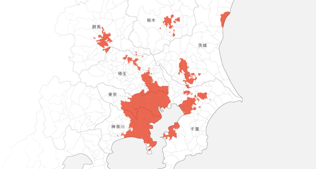 東急でんき 対象エリア