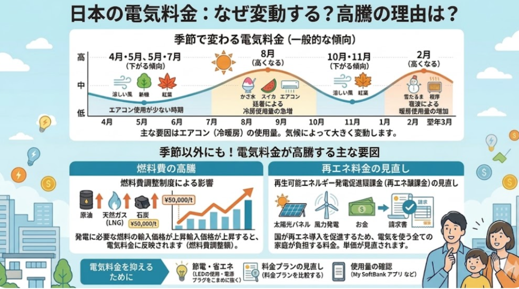 電気料金 変動 理由