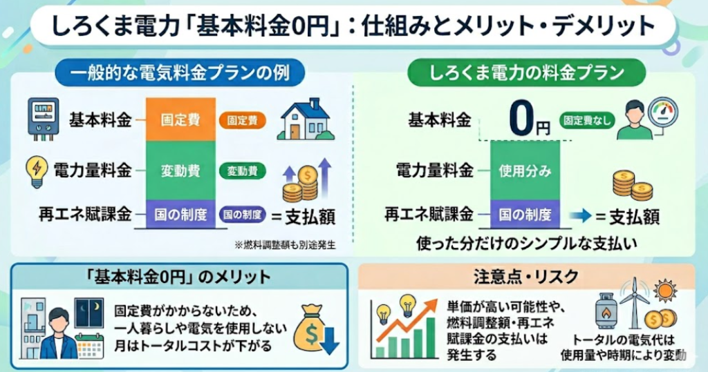 基本料金0円 比較