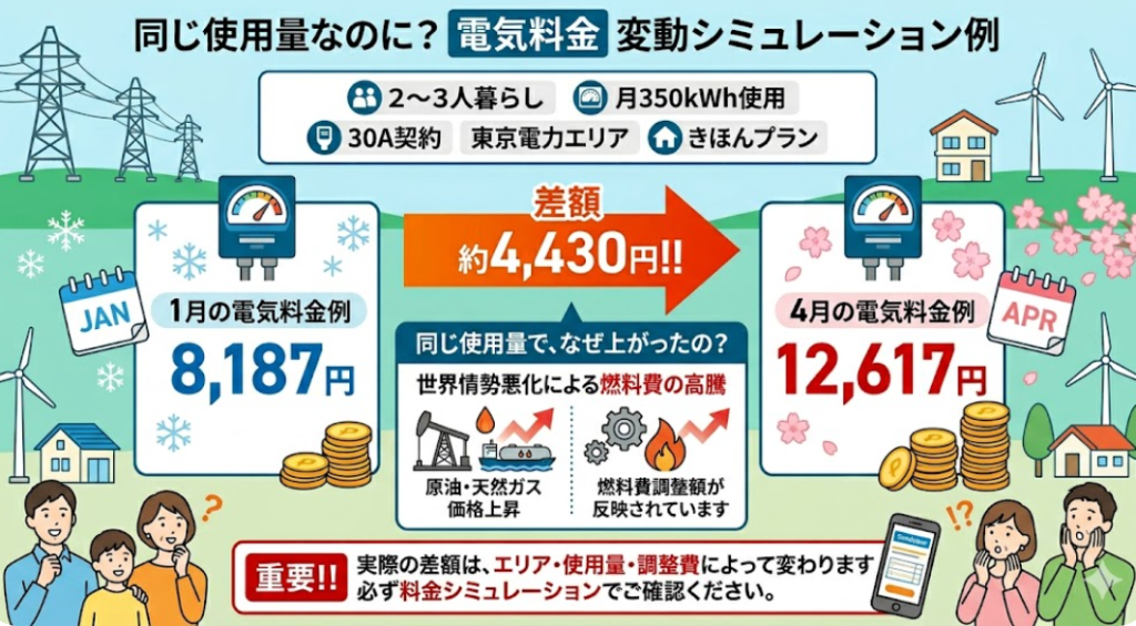 シン・エナジー 月額料金 変動