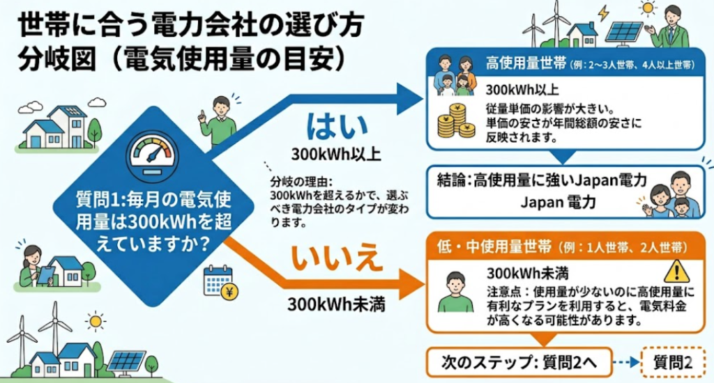 300kWh以上 分岐図