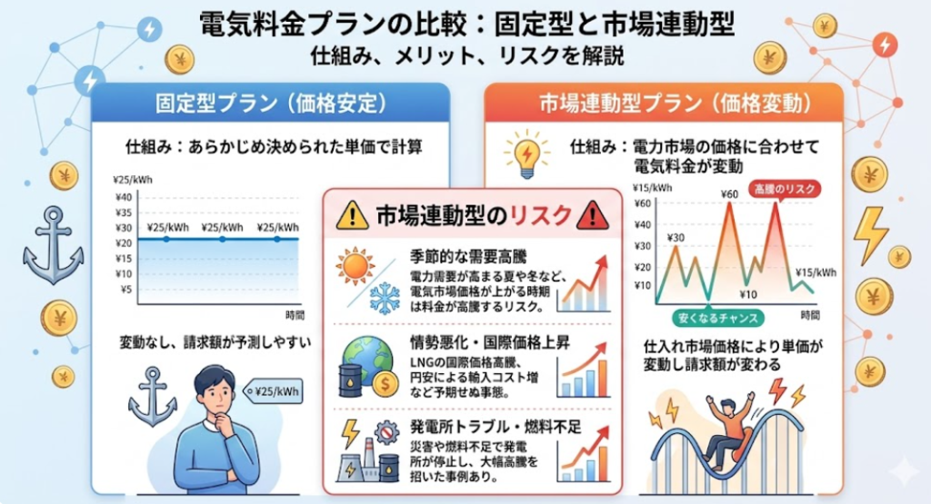 市場連動型プラン リスク