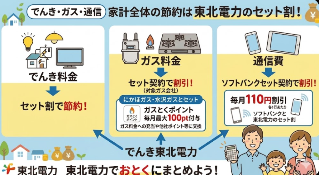 東北電力 セット割