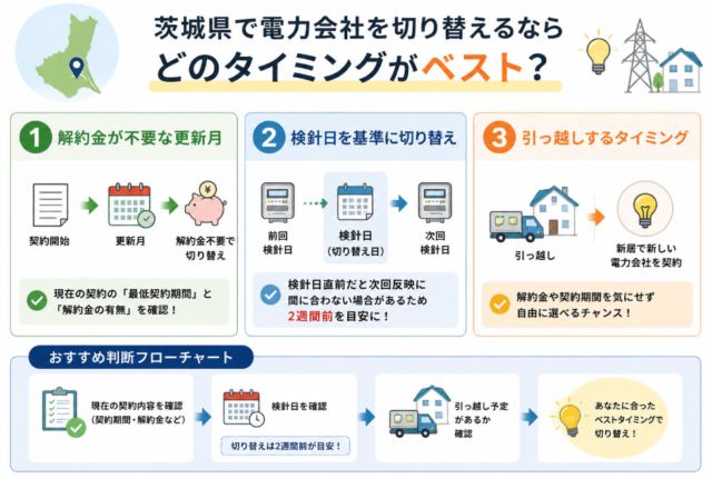 切り替え タイミング