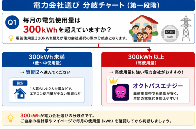 使用量 分岐