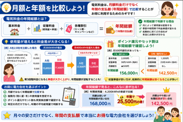 月額年額 比較