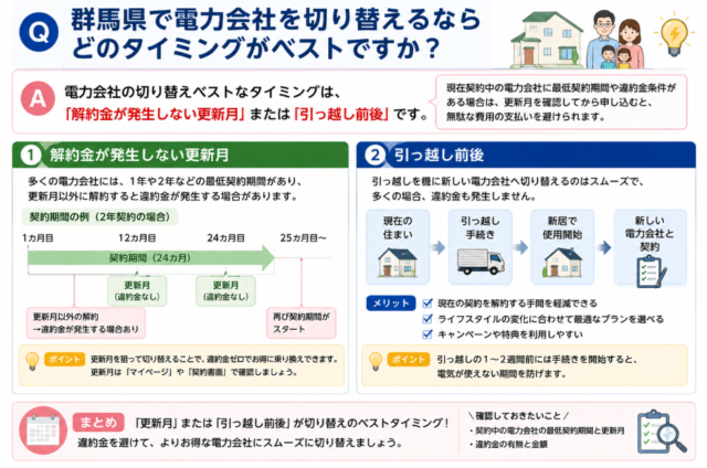 新電力 切り替えタイミング