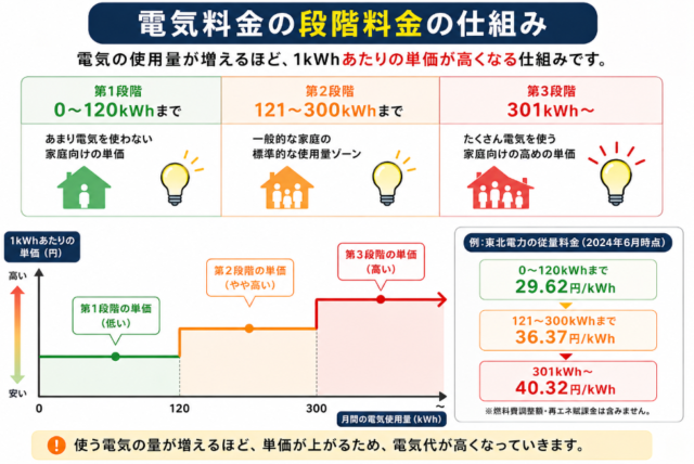電気料金 段階料金
