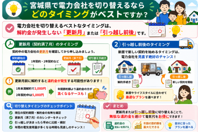 電力会社 切り替えタイミング