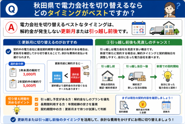 新電力 切り替えタイミング