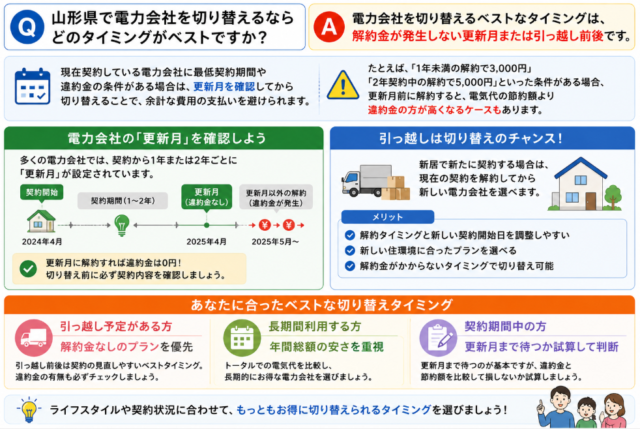 切り替えタイミング
