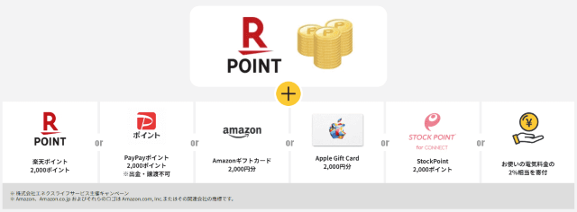 TERASELでんきの通常特典