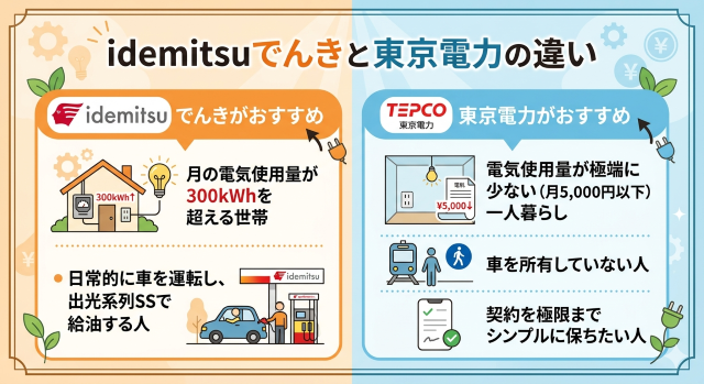 idemitsuでんき 口コミから見る東京電力との違い