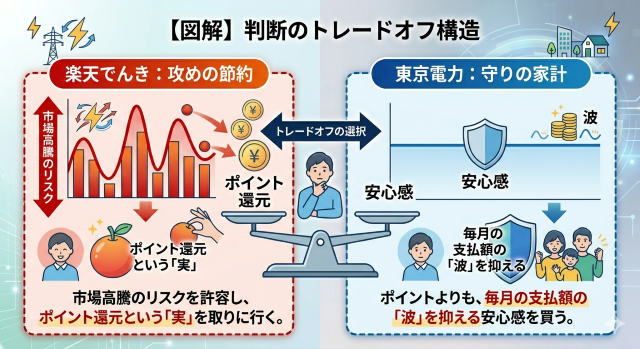 判断のトレードオフ構造