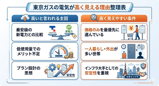 東京ガス 口コミから読み解く東京ガスの電気が高く見える理由