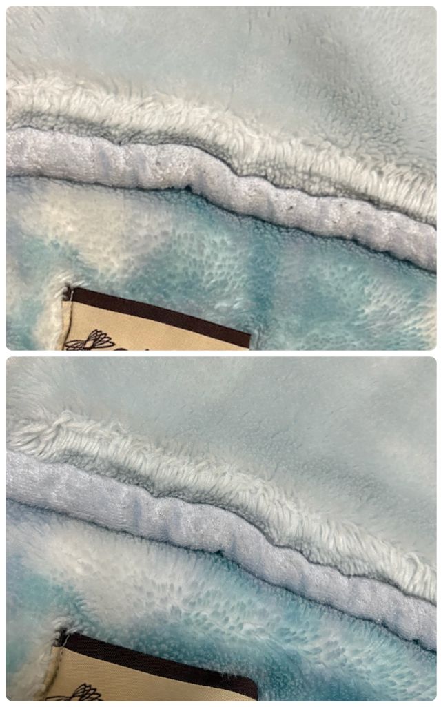 しももとクリーニング 結果 毛玉