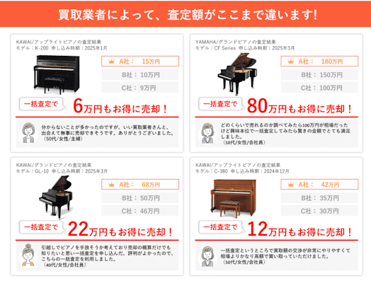 ピアノ買取,群馬,ウェルカム買取査定ナビ