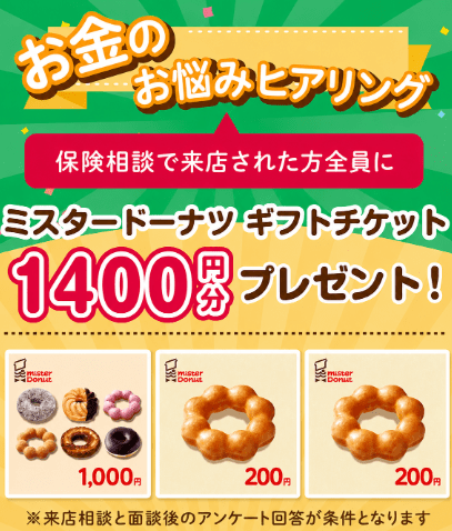 保険クリニック　保険相談　キャンペーン