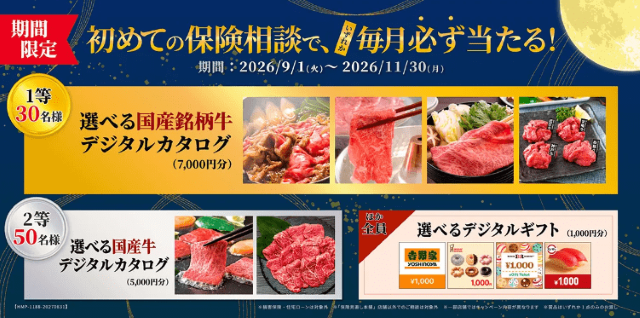 保険見直し本舗　　保険相談キャンペーン