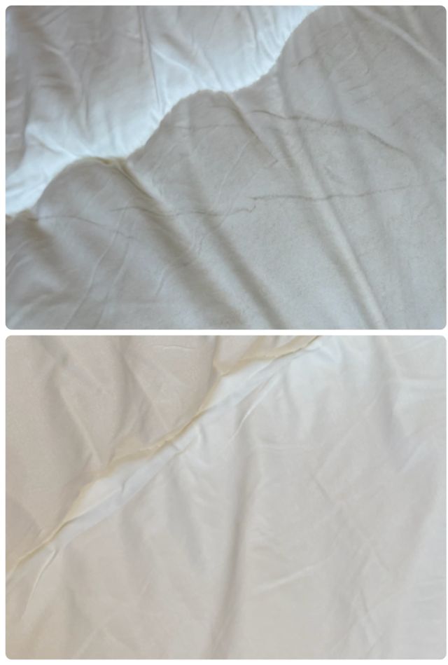 布団リネット 汚れ 結果