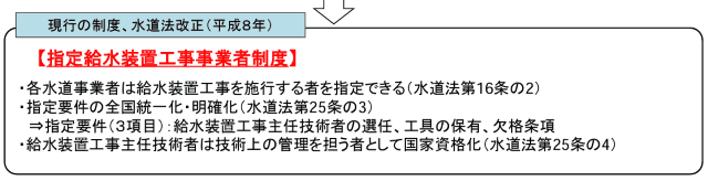 指定給水装置工事事業者 制度について 厚生労働省
