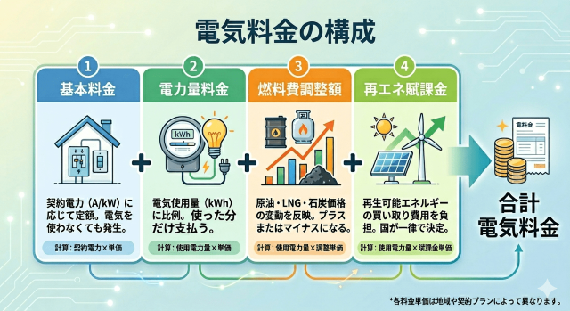 電気料金の構成